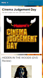 Mobile Screenshot of cinemajudgementday.com
